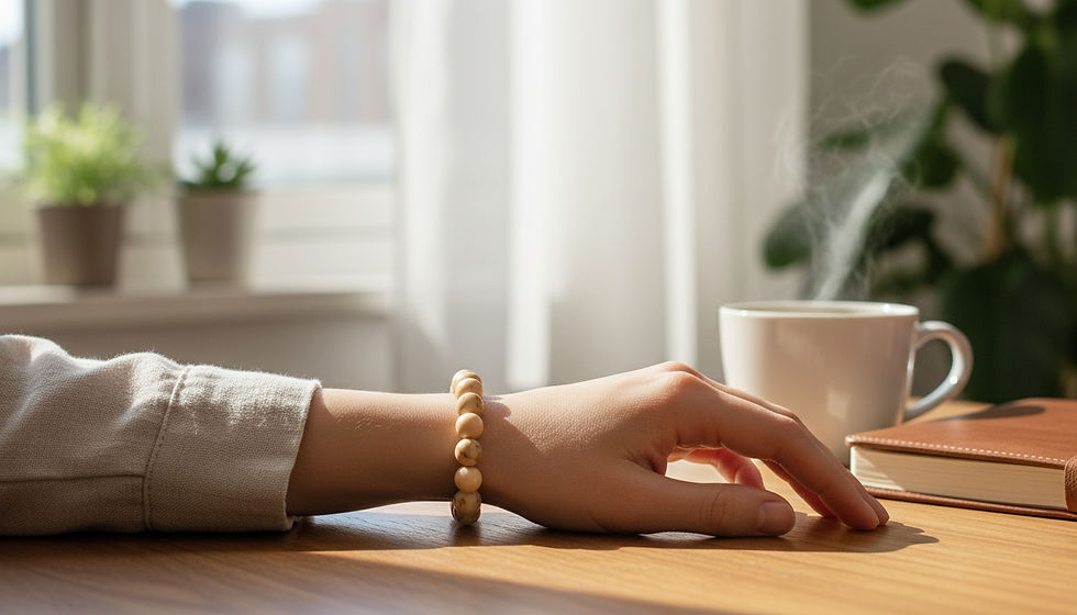 Thumbnail: Stone large bracelet