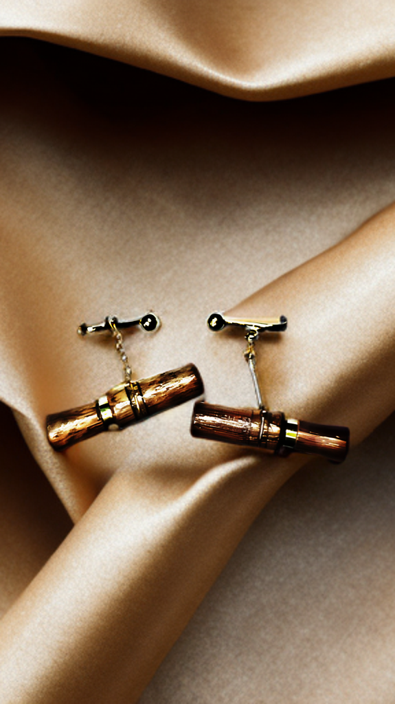 Duck Call Clip-On Earrings - Walnut