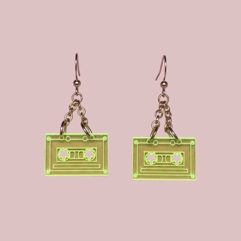 Cassette Tape Earrings