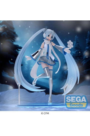 Thumbnail: Hatsune Miku Luminasta PVC Statue Snow Miku Sky Town Ver. 22 cm
