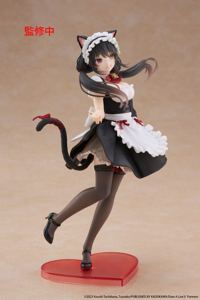 Thumbnail: Date A Live V Coreful PVC Statue Kurumi Tokisaki Cat Ear Maid Ver. 18 cm
