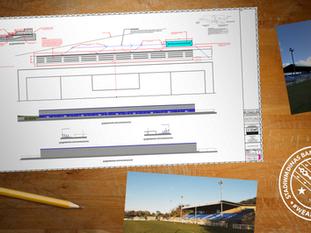 Major Renovation Works Underway at Bangor City Stadium. 