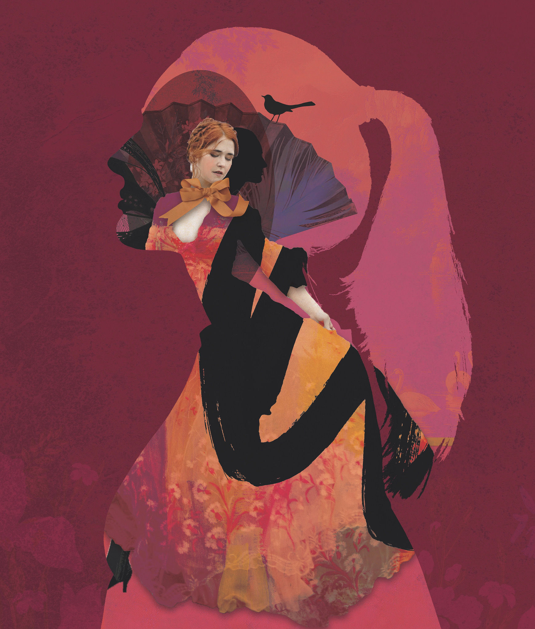 "La valse d'automne" Collage