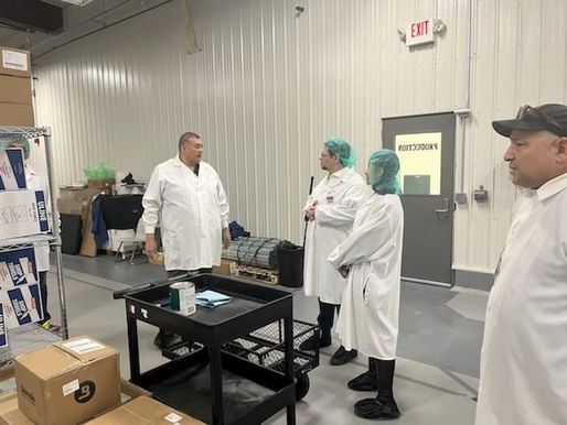 LCO Group Takes Tour of White Earth Cannabis Operations