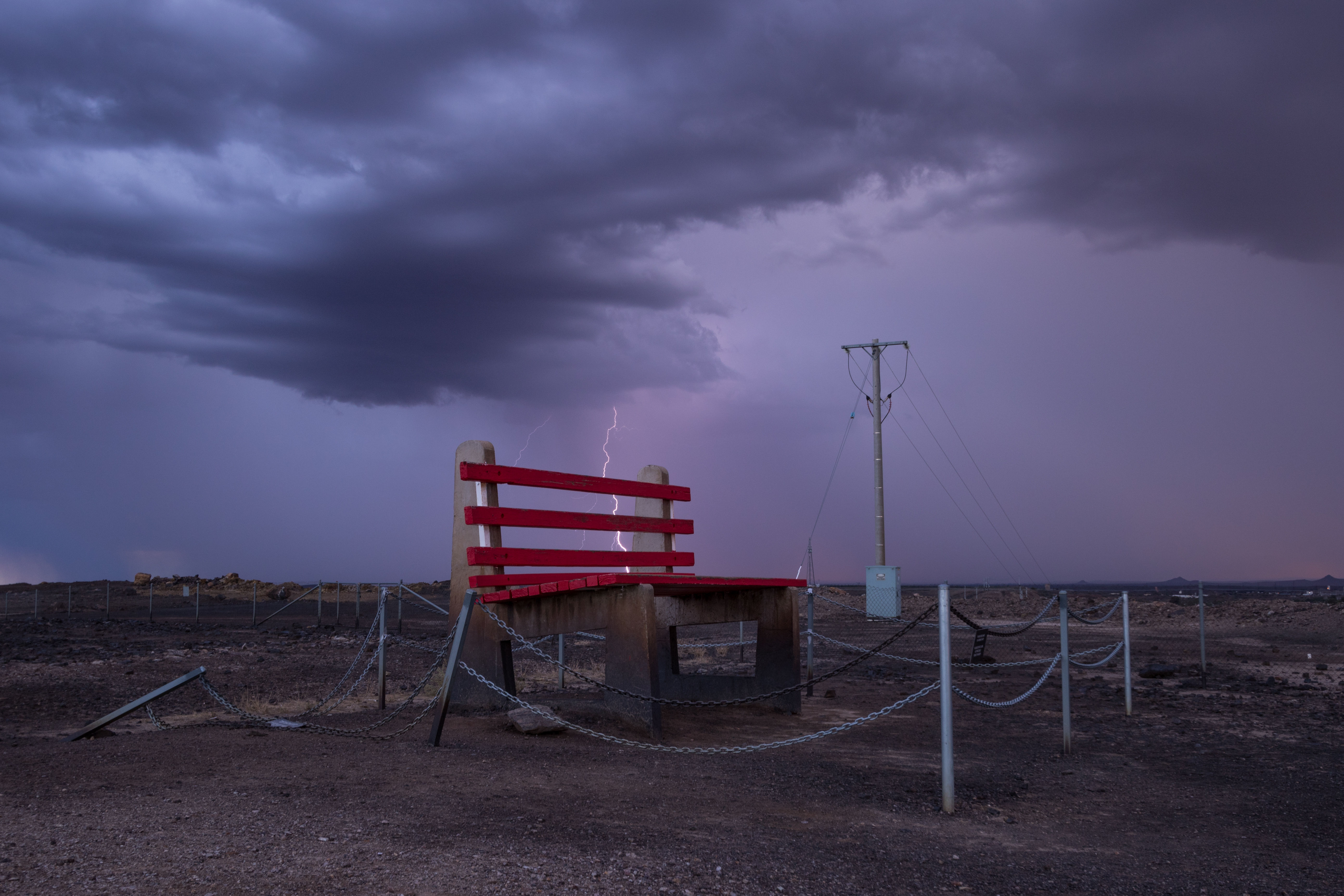 Lightning Strikes The Chair