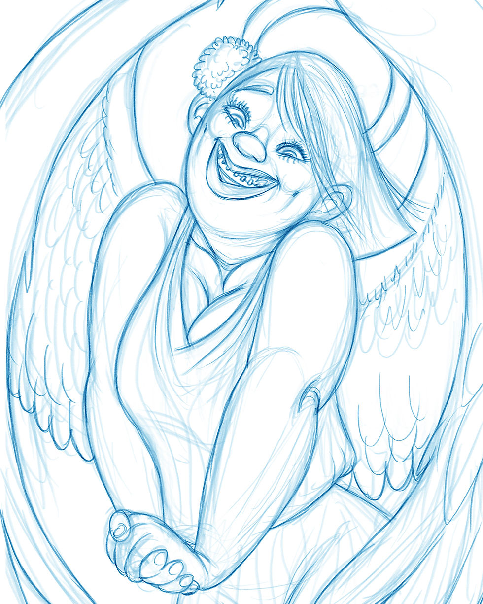 Happy angel