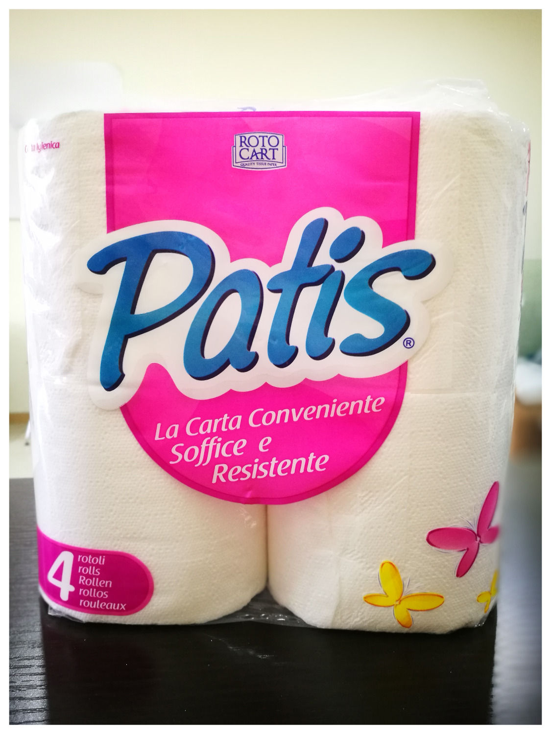 Papel Higienico Patis - Doble Hoja - 4 Rollos