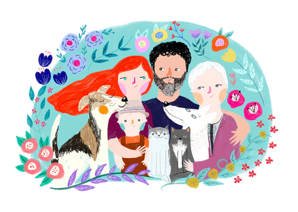 Miniatura: Ilustraciones Familiares