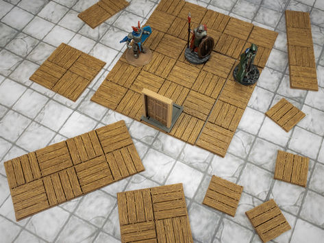 Dungeon Tiles - Wooden Floors