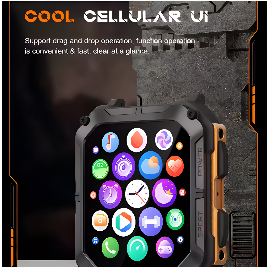 Miniatura: Smartwatch C20Pro com chamada Bluetooth e modo esportivo outdoor