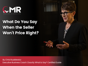 What Do You Say When the Seller Won't Price Right?