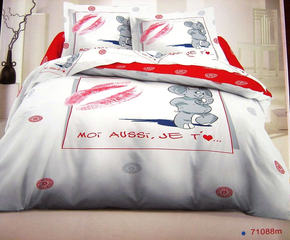 Спален комплект памучен сатен Fıly