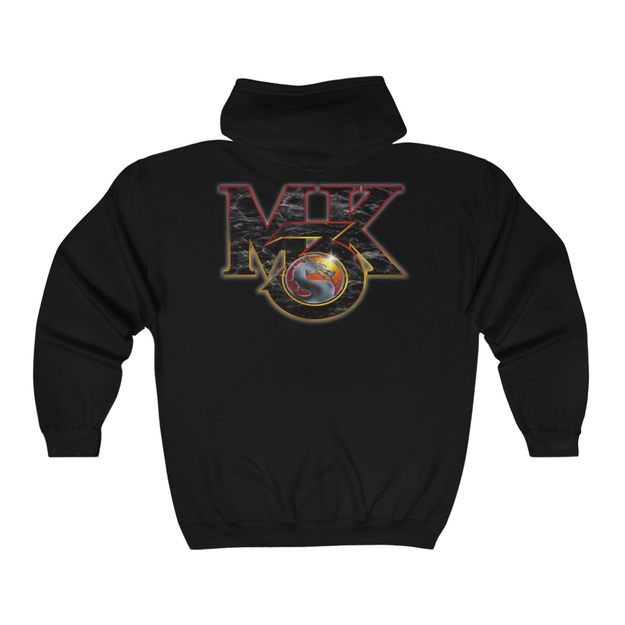 Mortal Kombat 3 Zip-Up Hoodie for Gamers - Unisex Heavy Blend Sweatshirt