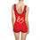 Thumbnail: Stylish Women's Vintage Swimsuit - Retro Red Bathing Suit for Summer Fun
