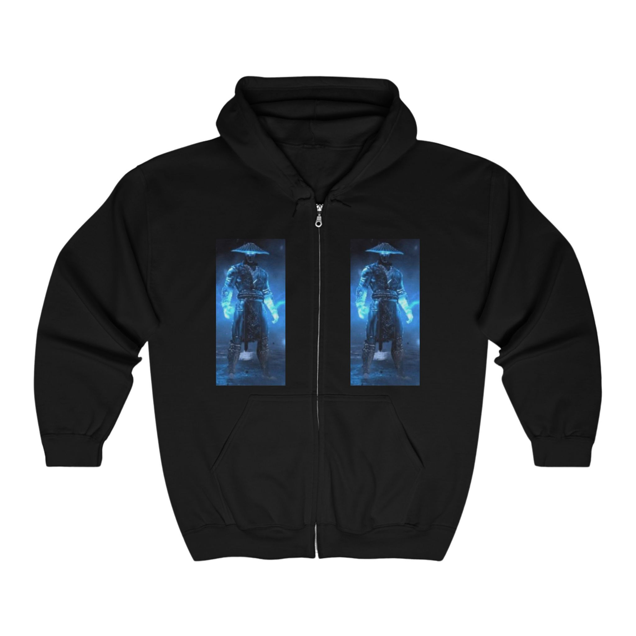 Mystical Warrior Zip-Up Hoodie - Unisex Heavy Blend™