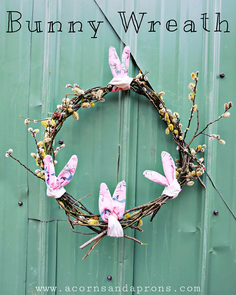 Primitive Rabbit Wreath Nature Bunny Wreath