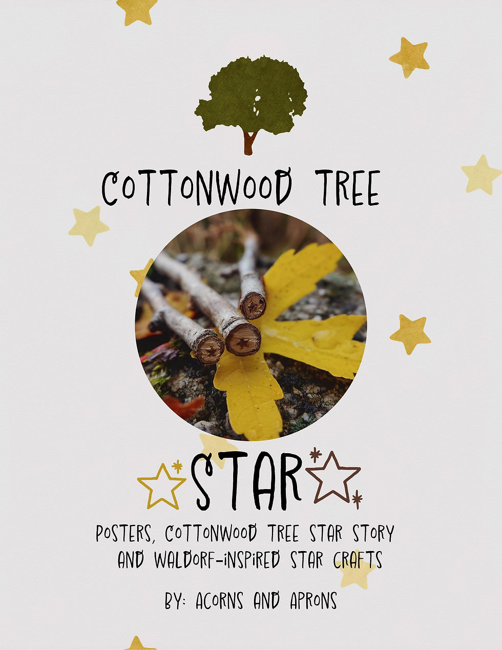 Cottonwood Tree Star Acorns and Aprons