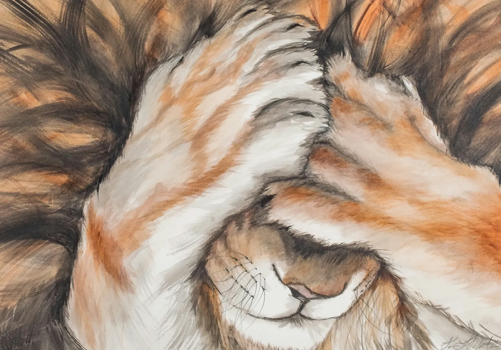 I am attempting, experiencing, challenging myself to reach out and experiment with a new medium or a more challenging subject matter continuously. I love the diversity of expression available through art.