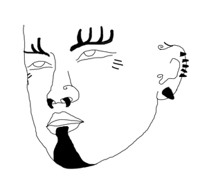 Лицо Эскиз 2