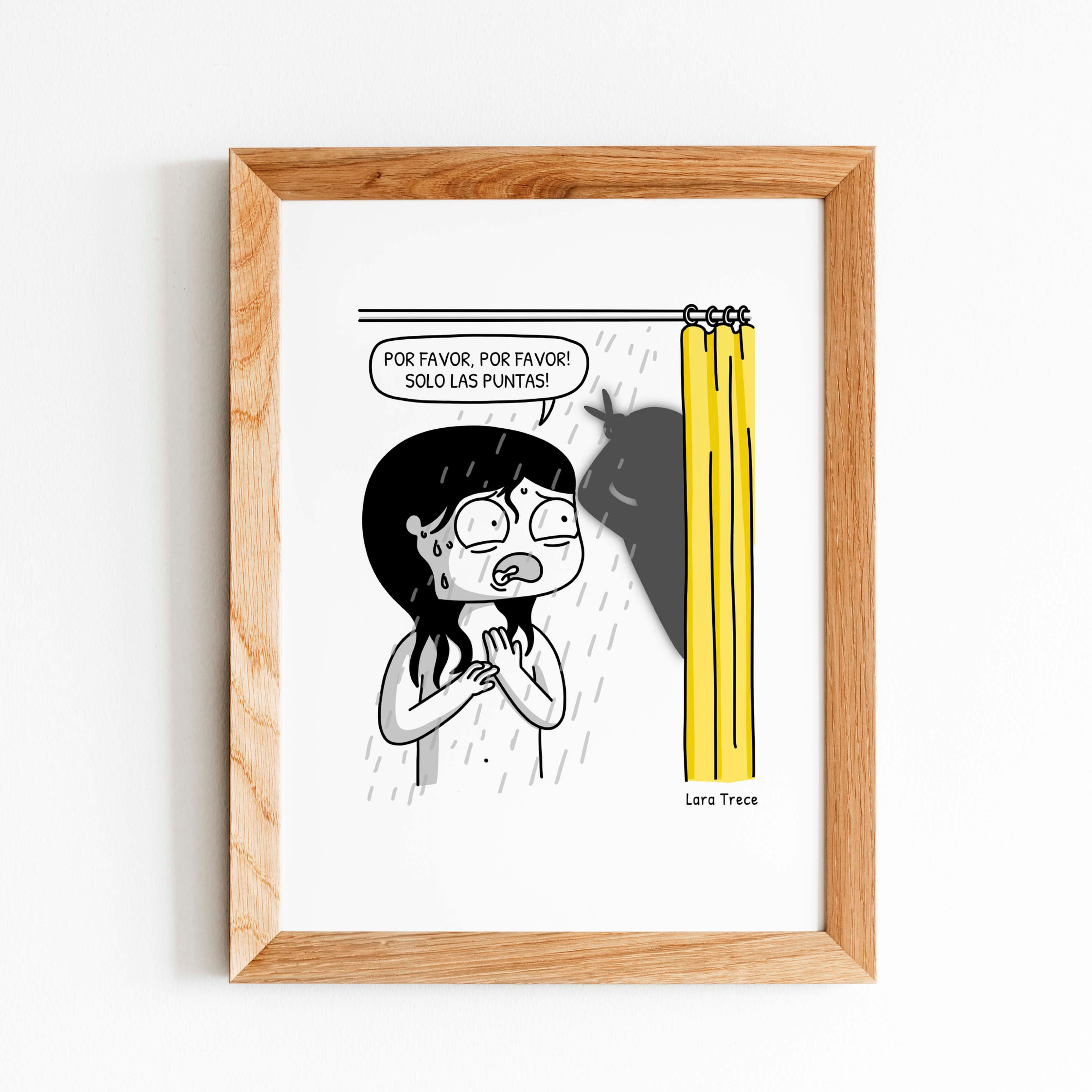 Lámina "Psicosis en la peluquería"