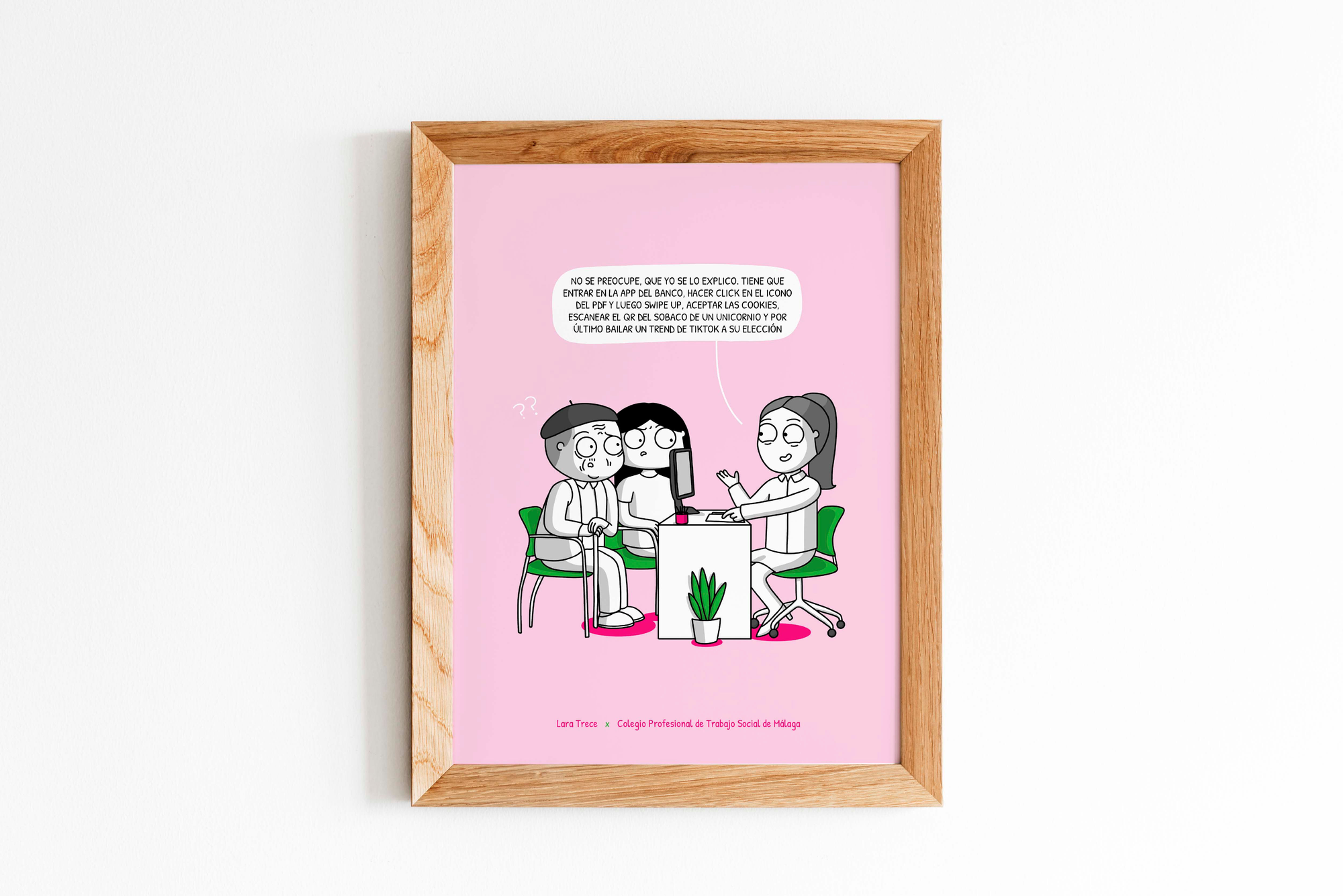 Lámina "Derechos de las personas mayores"