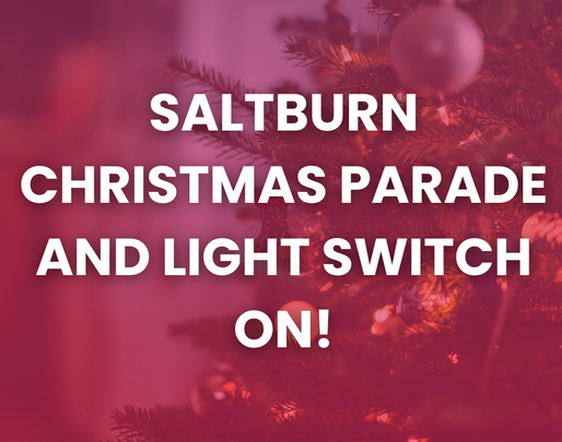 Saltburn Christmas parade and light switch on!