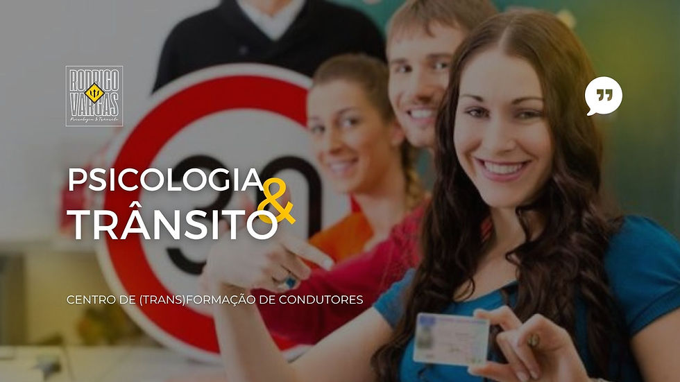 CENTRO DE (TRANS)FORMAÇÃO DE CONDUTORES