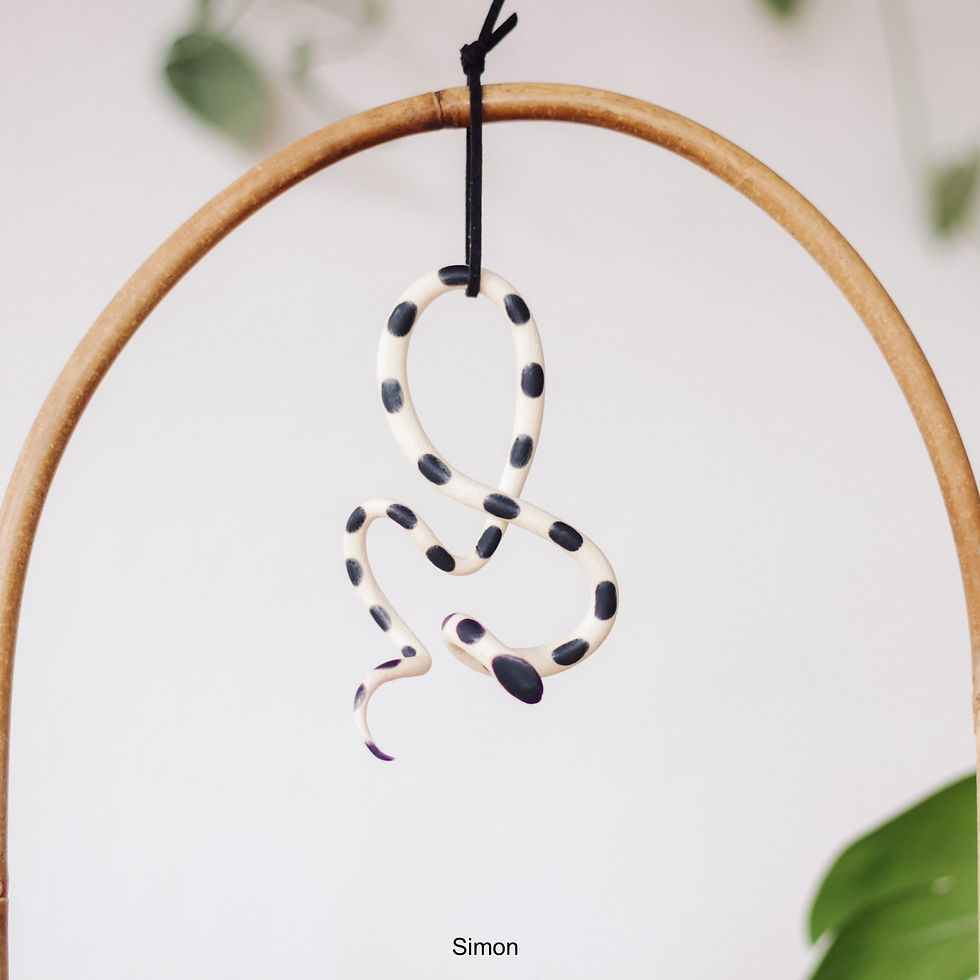 Thumbnail: Carter & Rose Handmade Snake Ornament *Final Sale*