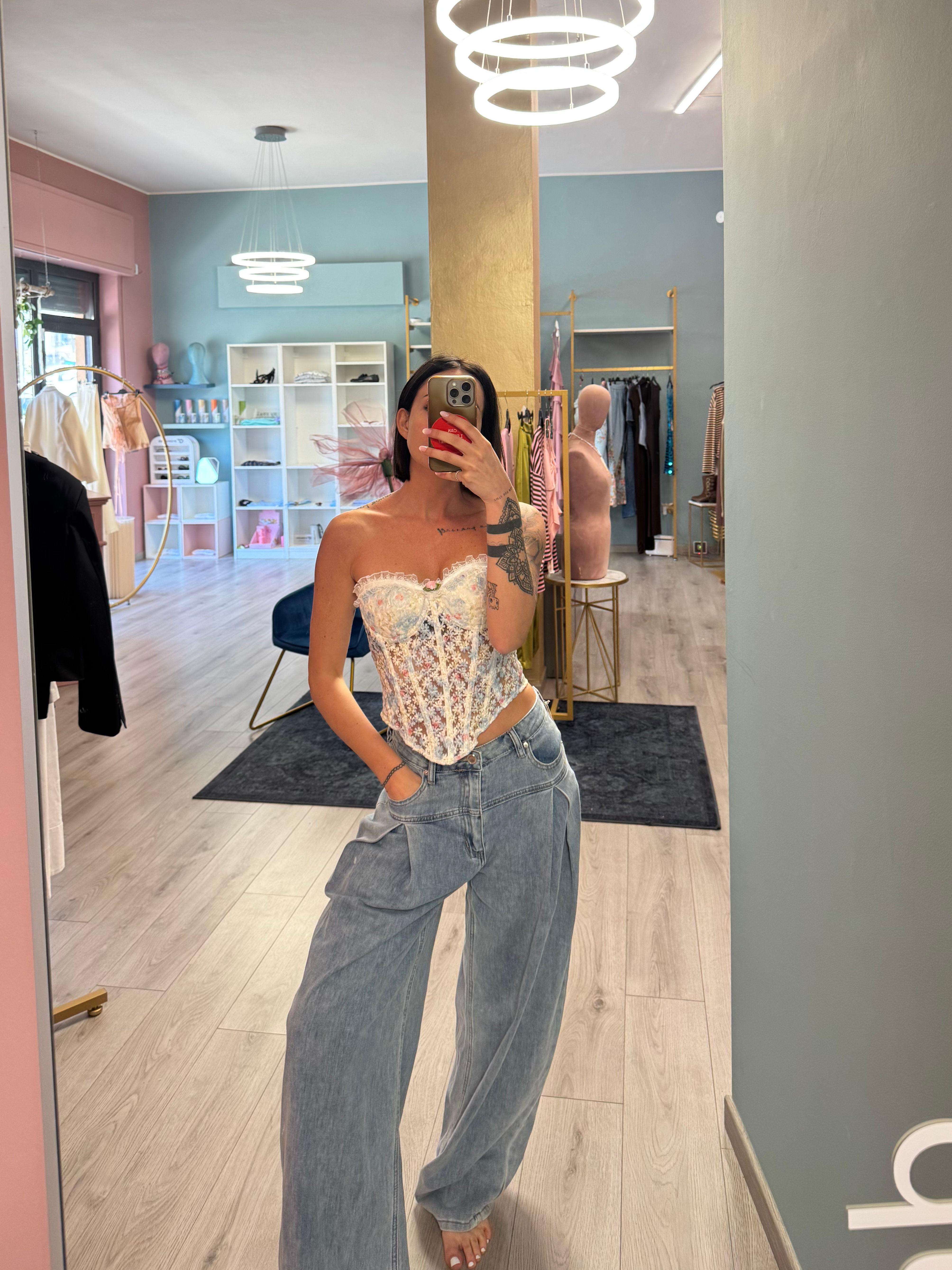 Bustier fiorellini 