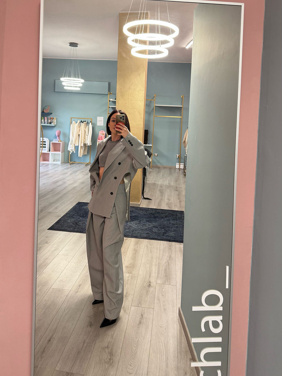 Miniatura: Pantalone LUMINA grigio