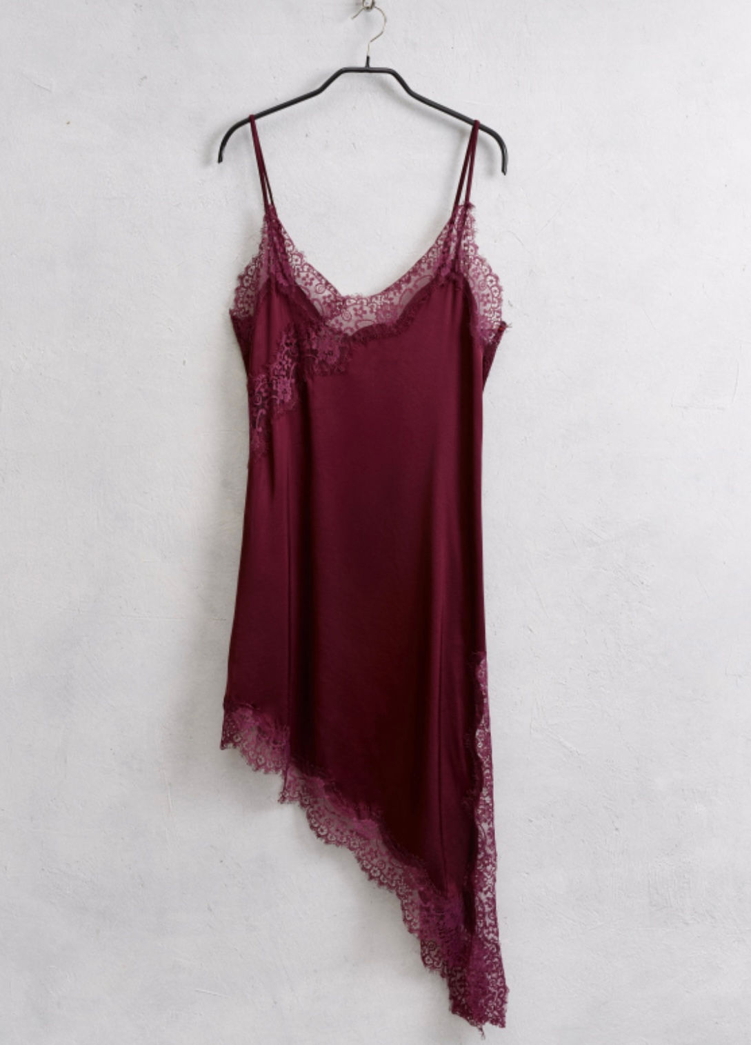 Abito LUMINA pizzo bordeaux 