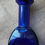 Thumbnail: blue glass bottle