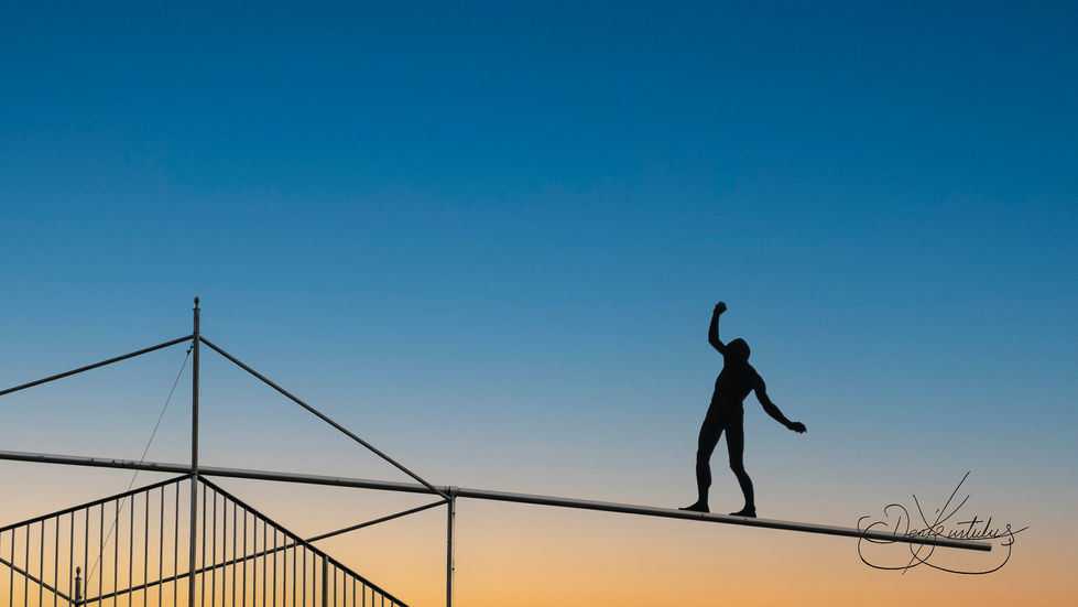 Seiltänzer im Spalenberg - Basel