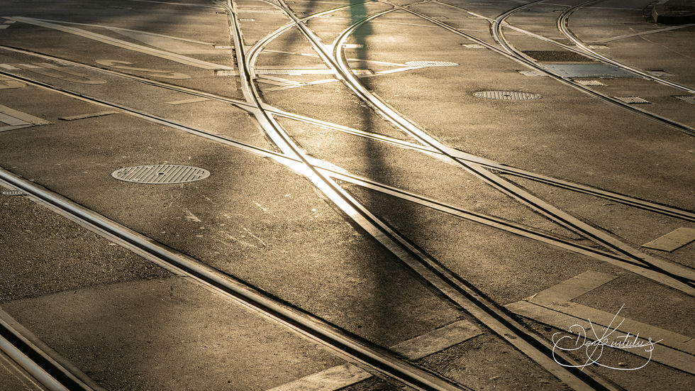 Straßenbahnschienen