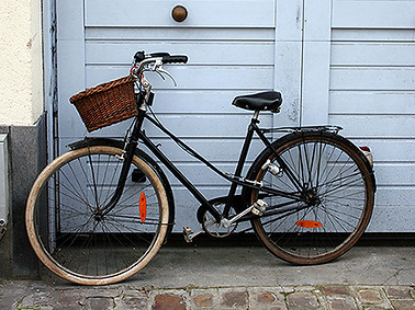 Fahrrad mit Korb