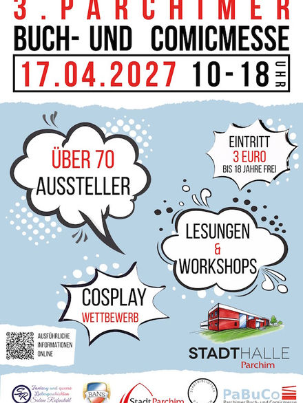 Plakat 3. Buchmesse Parachim