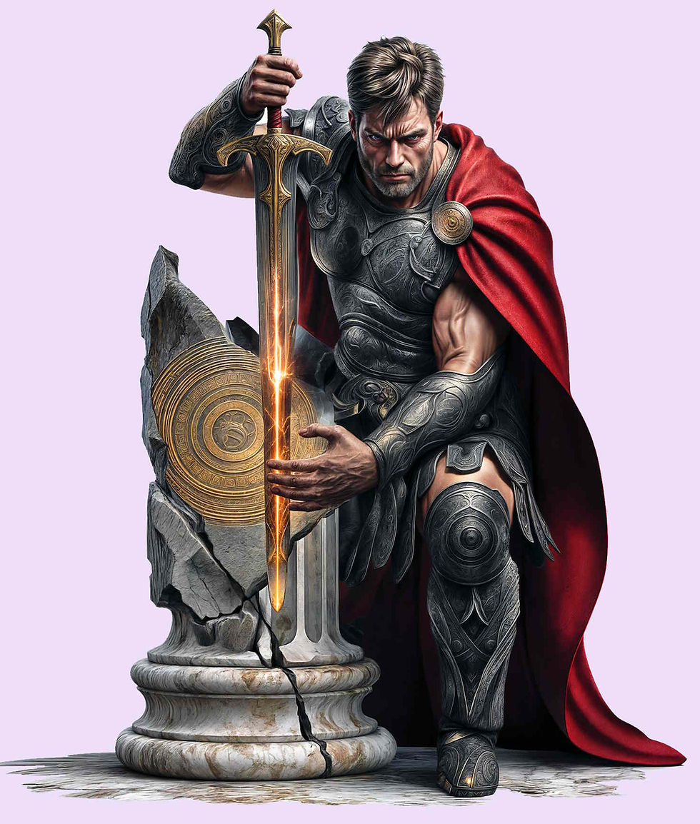 Mann mit Schwert, Herakles