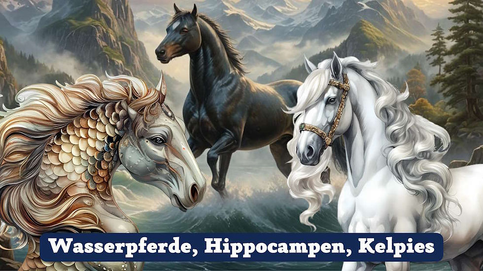 Hippokampos und Wasserpferd