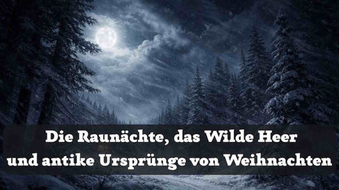 Eine mondhelle Winternacht
