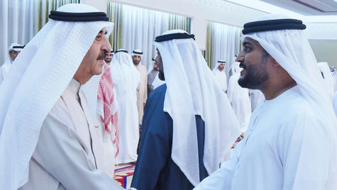 المشاركة في مجلس صاحب السمو الشيخ سعود بن راشد المعلا، عضو المجلس الأعلى حاكم أم القيوين، حفظه الله، لتقديم التهاني بمناسبة حلول شهر رمضان المبارك.
