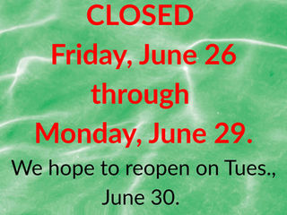 Forest Oaks Pool will remain closed Fri., June 26 through Mon., June 29.