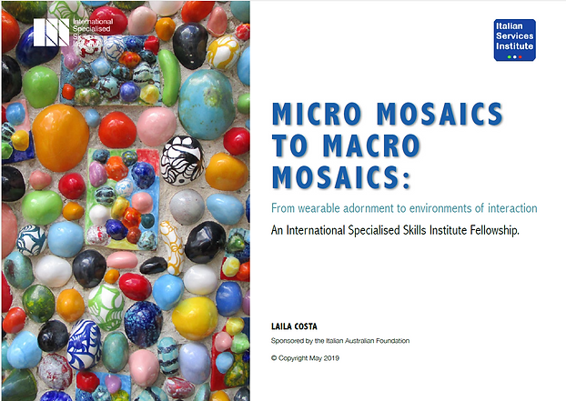Micro Mosaics to Macro Mosaics: From wearable adornment to environments of interaction