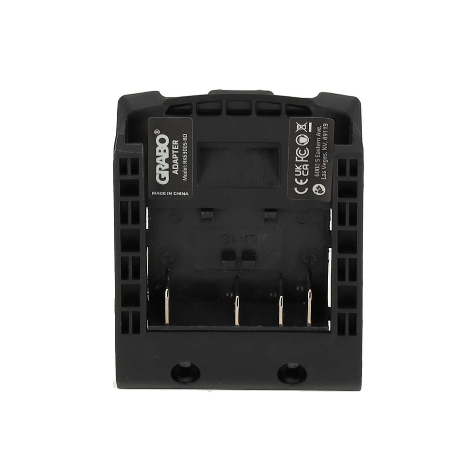 Zwarte adapter Bosch Grabo Pro Brushless