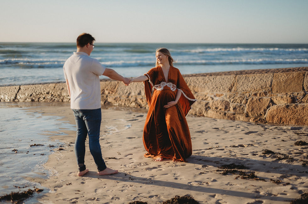 Jersey maternity photoshoot