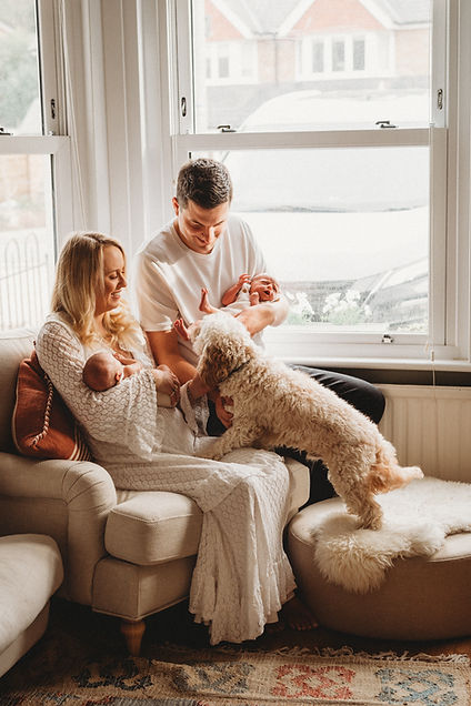 in home newborn session
