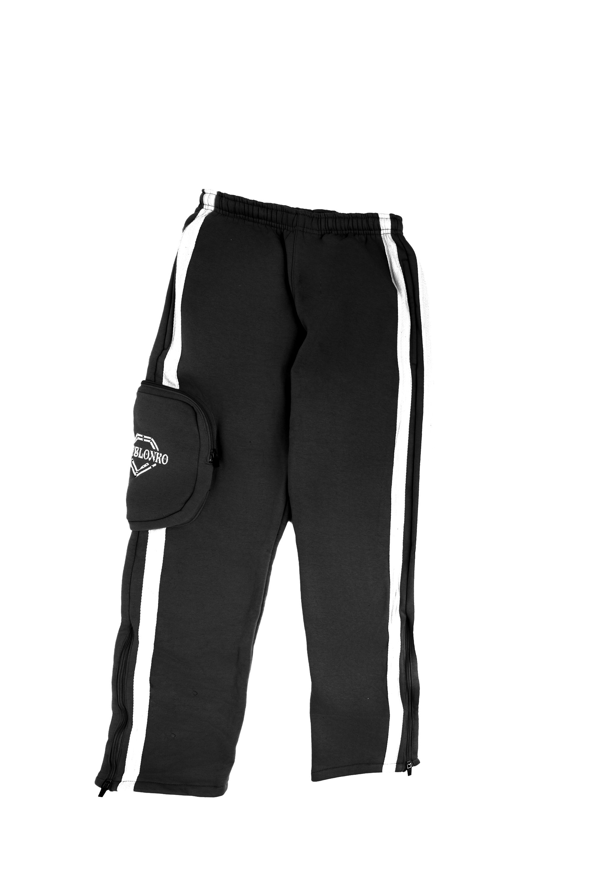 BlonkoPro Diamond Premium Cargo Stack Unisex Fit Black Joggers