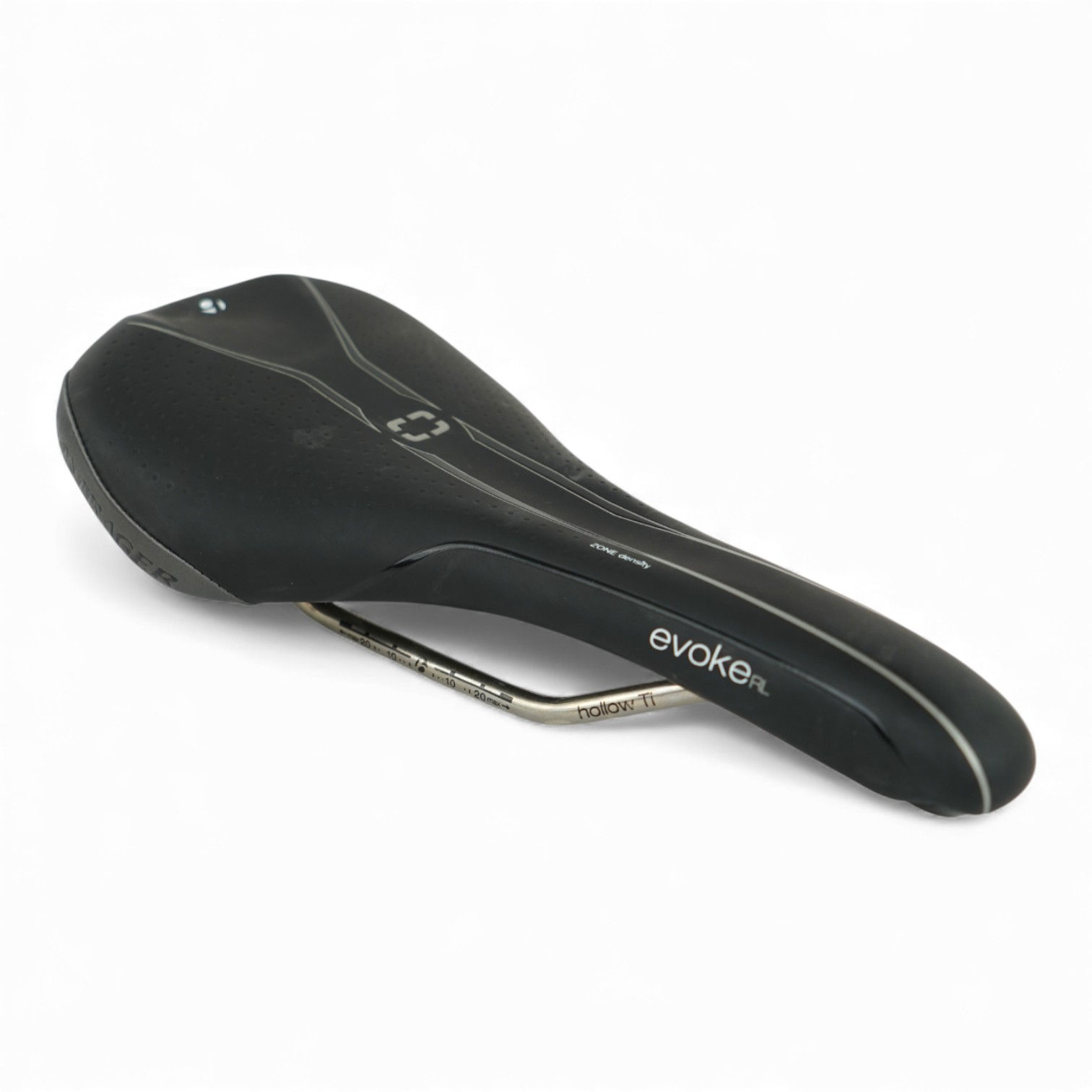 Bontrager Evoke RL Saddle Carbon Reinforced Titanium Rails Road Bike Seat