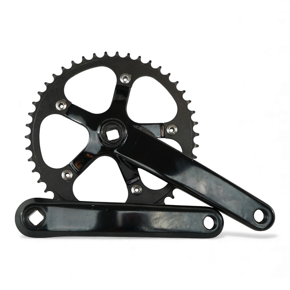 RPM CFJ/CFM Square Taper Crankset Black 175mm Length with Bolts