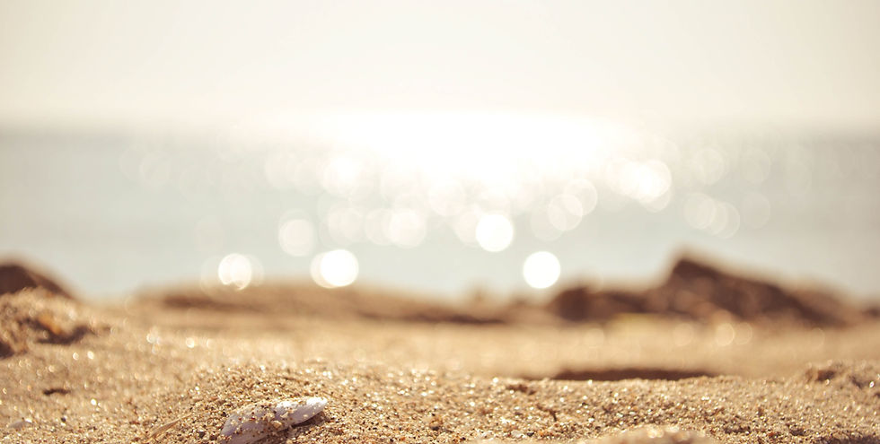 Strandsand och hav
