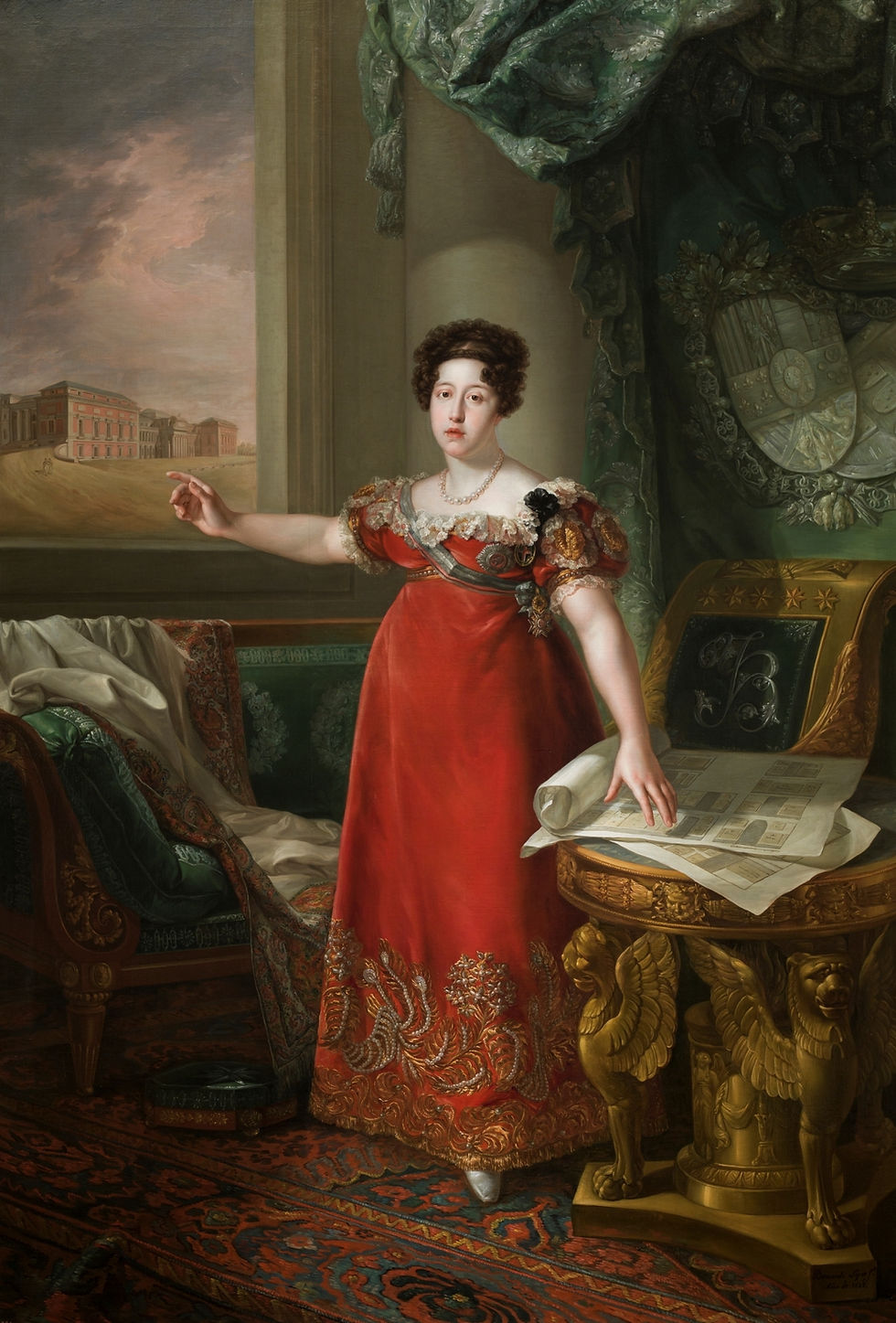 Maria Isabel de Braganza como fundadora del Museo del Prado